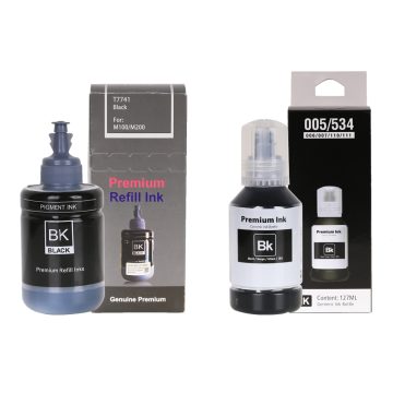 For Epson 774 Eco Tank 534 Ink Bottle Epson 005 Pigment Ink 006 T7741 For Epson L606 L656 M100 M205 M1100 M2140 M3140 M Series Desktop Printers