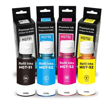 For HP Refill Ink GT51 GT52 GT 53 Dye Ink Bottle Factory Wholesale For HP DeskJet GT 5810/5820 series
