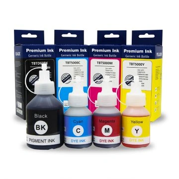 For Brother Refill Ink BT6000 BT5000 Pigment Ink Dye Ink Bottle China Factory For Brother DCP-T300/T310/T500W/T700W/MFC-800W