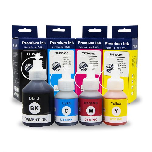 For Brother Refill Ink BT6000 BT5000 Pigment Ink Dye Ink Bottle China Factory For Brother DCP-T300/T310/T500W/T700W/MFC-800W