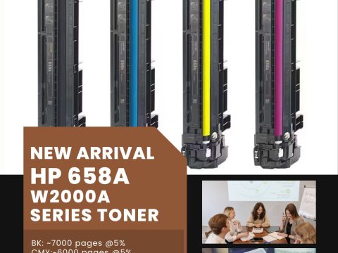 For HP 658A Toner Cartridge W2000A With Chip New Launched HP Color W2001A W2002A W2003A