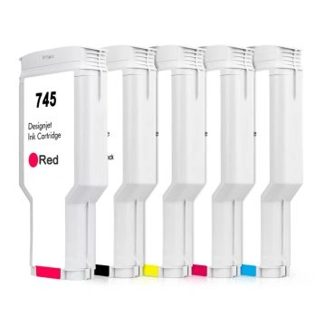Ti-FAITH High Quality 300ML HP 745 Compatible Pigment Ink Cartridge With One Time Chip for HP Designjet Z2600 Z5600 Printer