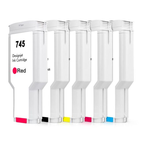 Ti-FAITH High Quality 300ML HP 745 Compatible Pigment Ink Cartridge With One Time Chip for HP Designjet Z2600 Z5600 Printer