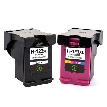 Ti-FAITH For HP 123XL Premium Black Color Remanufactured Ink Cartridge for HP123XL For HP123 For HP Deskjet 2130 2131 Printer